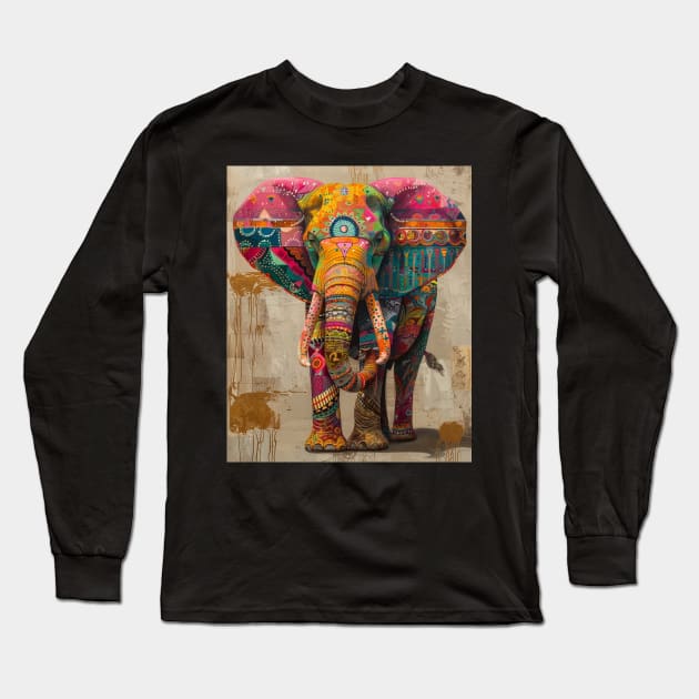 Elephant Conservation Efforts Long Sleeve T-Shirt by Merle Huisman